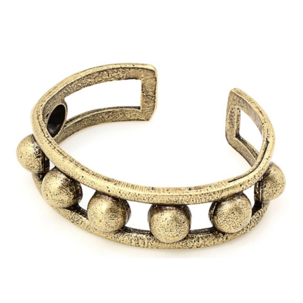 Vanessa Mooney Out All Night Cuff in Brass